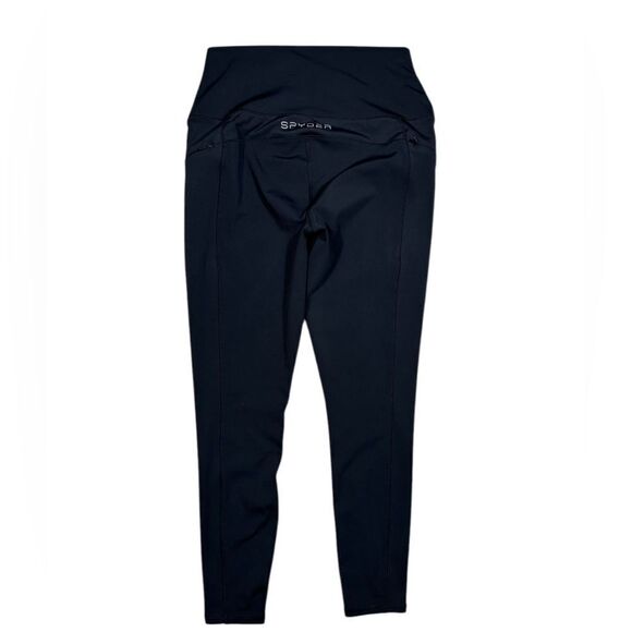 Spyder Active Women’s Black High Waisted 7/8 Zipper Pocket Legging - Picture 5 of 9